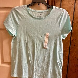 SO Kids Light Blue/ Green Short Sleeve Tee